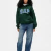 Oversize-Hoodie für Erwachsene aus extra schwerem French Terry mit großem Logo