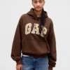 Oversize-Hoodie für Erwachsene aus extra schwerem French Terry mit großem Logo