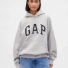 Oversize-Hoodie für Erwachsene aus extra schwerem French Terry mit großem Logo