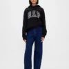 Oversize-Hoodie für Erwachsene aus extra schwerem French Terry mit großem Logo