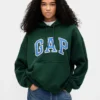 Oversize-Hoodie für Erwachsene aus extra schwerem French Terry mit großem Logo