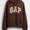 Oversize-Hoodie für Erwachsene aus extra schwerem French Terry mit großem Logo
