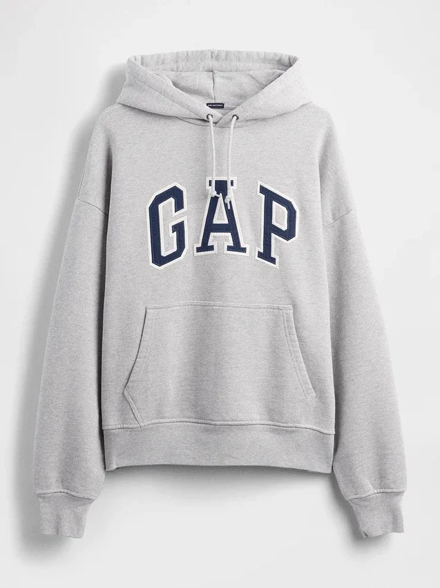 Oversize-Hoodie für Erwachsene aus extra schwerem French Terry mit großem Logo