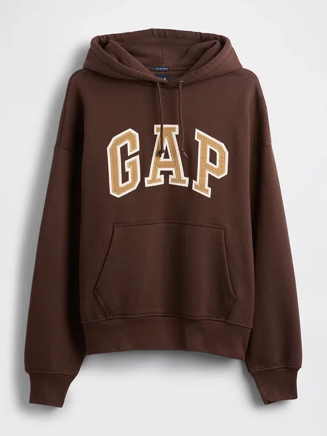 Oversize-Hoodie für Erwachsene aus extra schwerem French Terry mit großem Logo