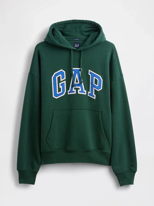 Oversize-Hoodie für Erwachsene aus extra schwerem French Terry mit großem Logo