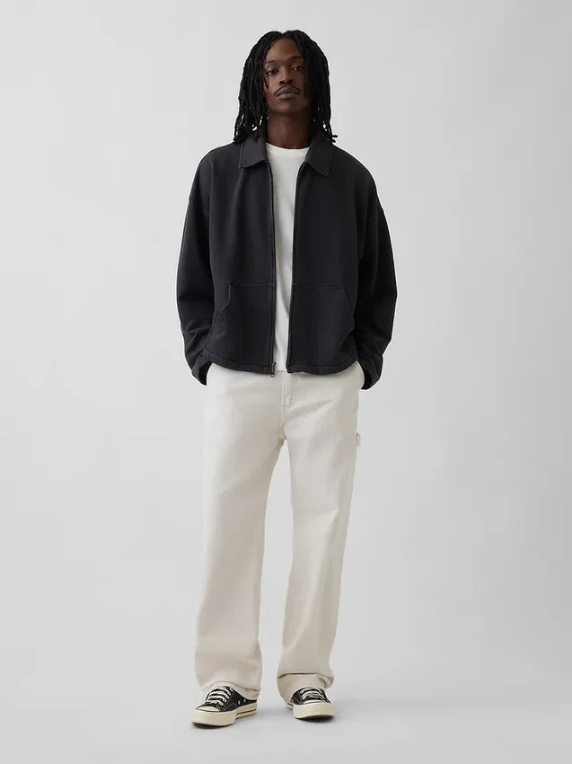 Oversize-Jacke mit Reißverschluss für Erwachsene