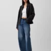 Oversize-Jacke mit Reißverschluss für Erwachsene