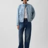 Oversize-Jeans-Bomberjacke