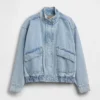 Oversize-Jeans-Bomberjacke