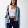Oversize-Jeans-Bomberjacke