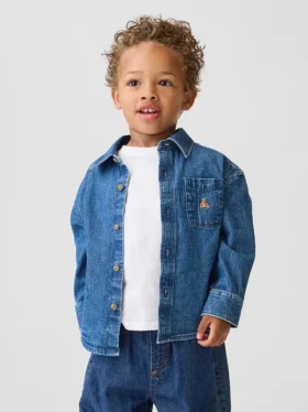 Oversize-Jeanshemd für Baby & Kleinkind