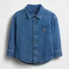 Oversize-Jeanshemd für Baby & Kleinkind