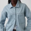 Oversize-Jeanshemdjacke