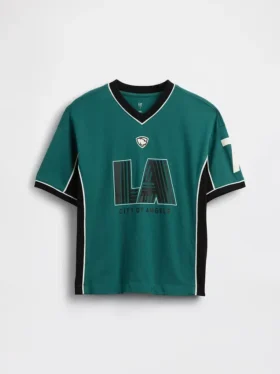 Oversize-Jersey-T-Shirt für Kinder