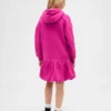 Oversize-Kapuzen-Sweatshirt-Kleid für Kinder