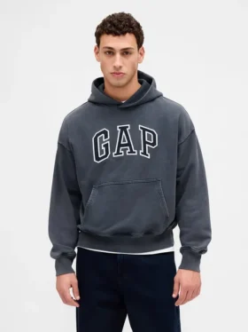 Oversize-Kapuzenpullover mit Logo für Erwachsene