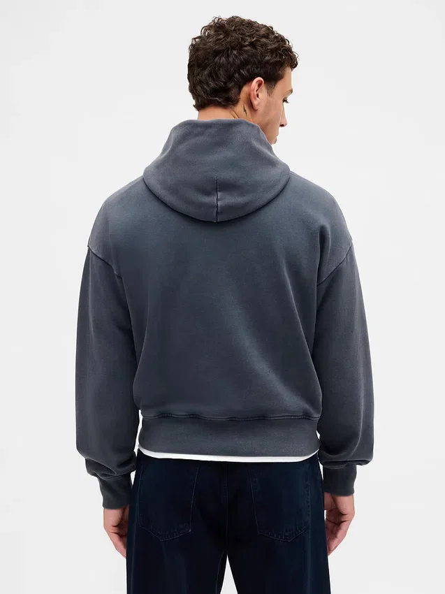 Oversize-Kapuzenpullover mit Logo für Erwachsene