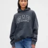 Oversize-Kapuzenpullover mit Logo für Erwachsene