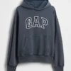 Oversize-Kapuzenpullover mit Logo für Erwachsene