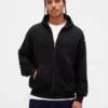 Oversize-Kapuzenpullover mit Reißverschluss für Erwachsene