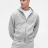 Oversize-Kapuzenpullover mit Reißverschluss für Erwachsene