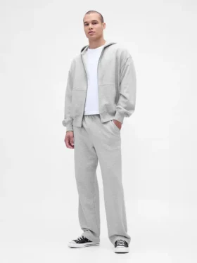 Oversize-Kapuzenpullover mit Reißverschluss für Erwachsene