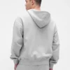 Oversize-Kapuzenpullover mit Reißverschluss für Erwachsene