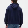 Oversize-Kapuzenpullover mit Reißverschluss für Erwachsene