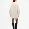 Oversize-Mini-Pullover-Kleid mit Rollkragen
