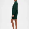 Oversize-Mini-Pullover-Kleid mit Rollkragen