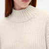 Oversize-Mini-Pullover-Kleid mit Rollkragen