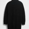 Oversize-Mini-Pullover-Kleid mit Rollkragen