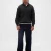 Oversize-Poloshirt für Erwachsene aus schwerem Stoff
