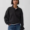 Oversize-Poloshirt für Erwachsene aus schwerem Stoff