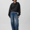 Oversize-Poloshirt für Erwachsene aus schwerem Stoff