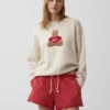 Oversize-Pullover aus 100 % Baumwolle
