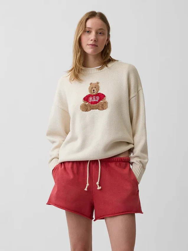 Oversize-Pullover aus 100 % Baumwolle