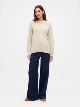 Oversize-Pullover aus 100 % Baumwolle
