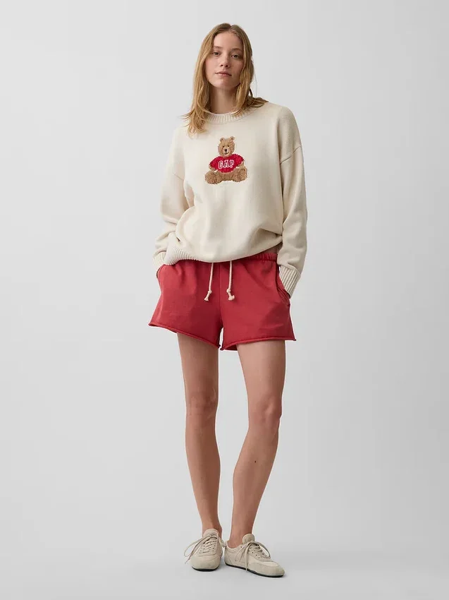 Oversize-Pullover aus 100 % Baumwolle