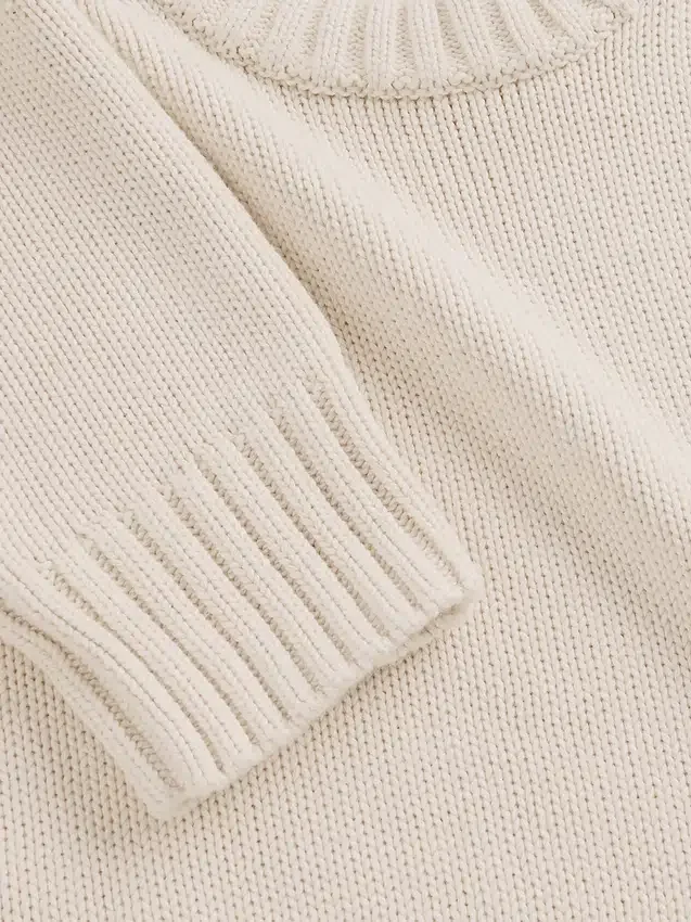 Oversize-Pullover aus 100 % Baumwolle