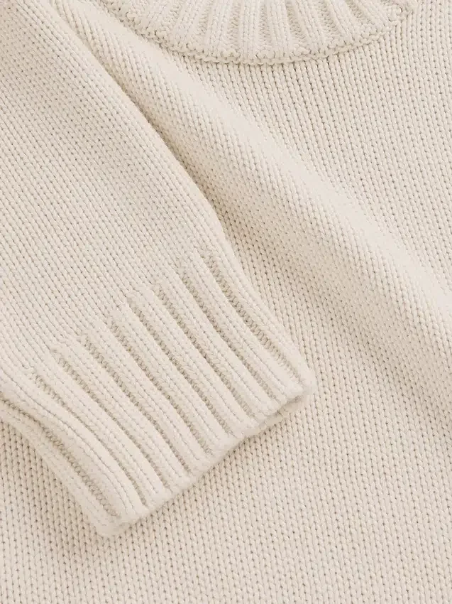 Oversize-Pullover aus 100 % Baumwolle