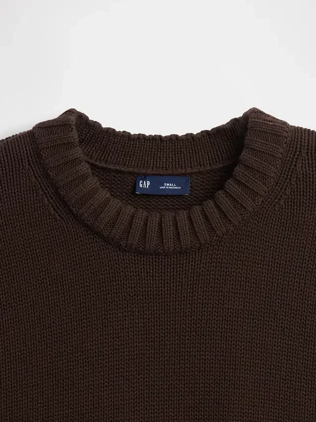Oversize-Pullover aus 100 % Baumwolle