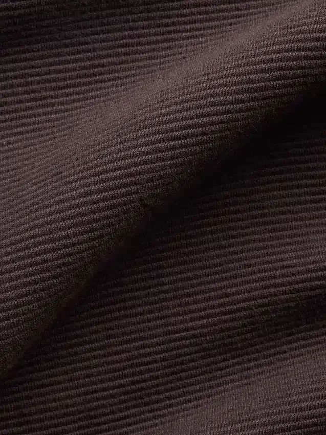 Oversize-Pullover aus strukturierter Baumwolle mit halbem Reißverschluss
