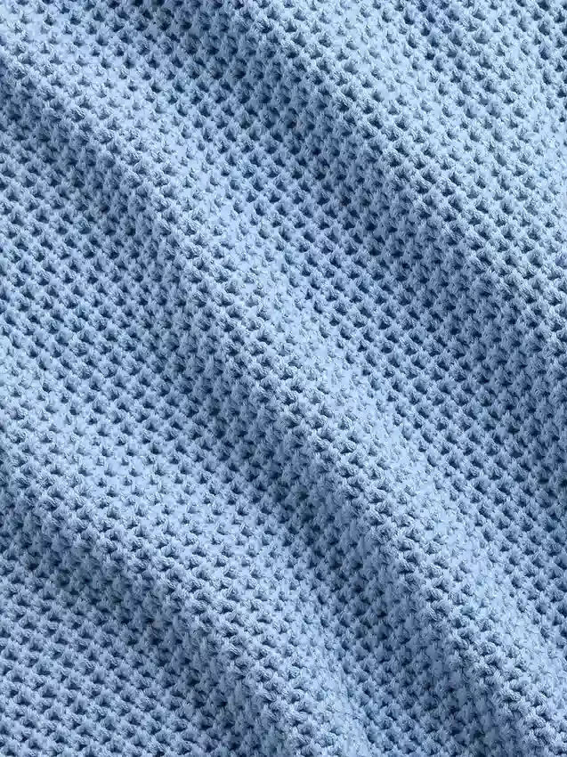 Oversize-Pullover für Kinder mit Grafikmuster aus Häkel-Strick