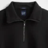 Oversize-Pullover mit Viertelreißverschluss für Erwachsene