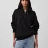 Oversize-Pullover mit Viertelreißverschluss für Erwachsene