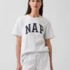 Oversize-Pyjama-T-Shirt mit Nap-Logo