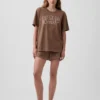 Oversize-Pyjama-T-Shirt mit Nap-Logo