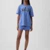 Oversize-Pyjama-T-Shirt mit Nap-Logo