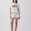 Oversize-Pyjama-T-Shirt mit Nap-Logo